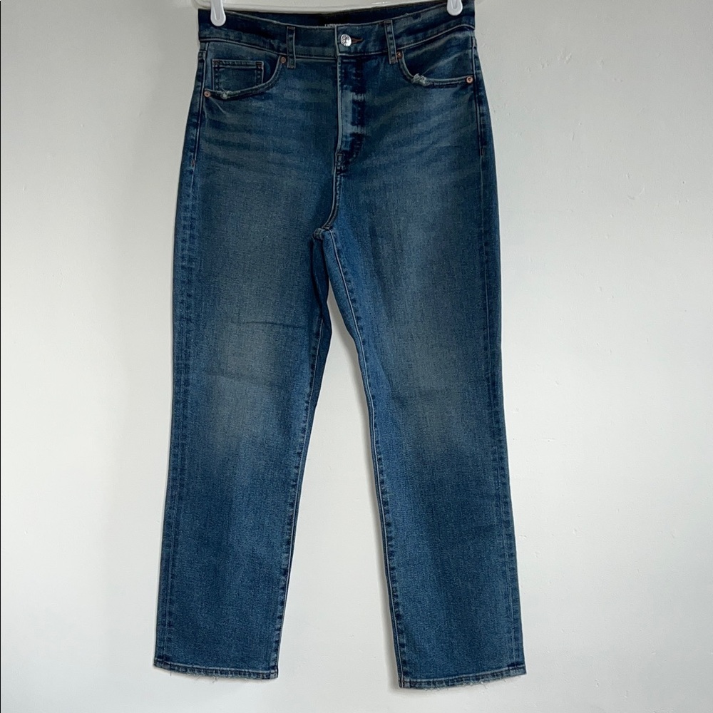 Express Straight Ankle High Rise